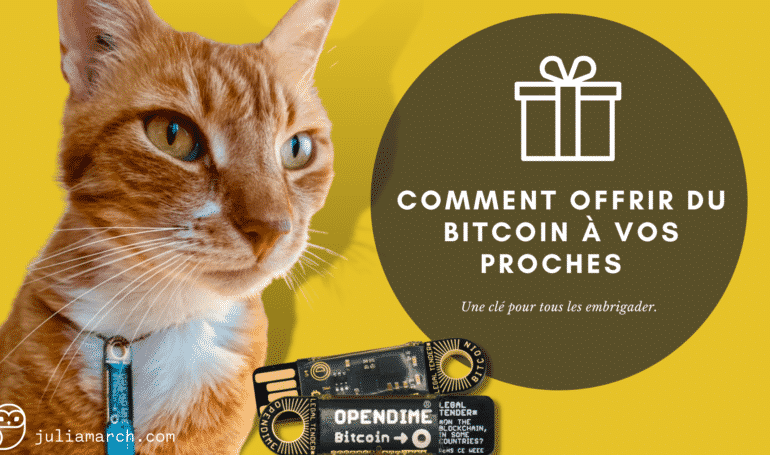 Comment Offrir Du Bitcoin À Vos Proches. - Fourniture De Chat