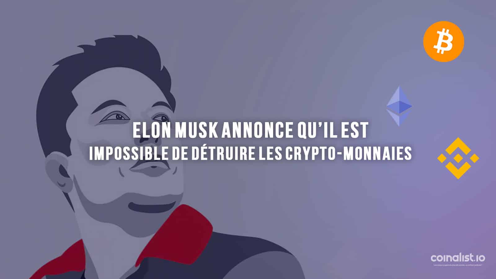 Elon Musk : Impossible De Détruire Les Crypto-Monnaies - Logo