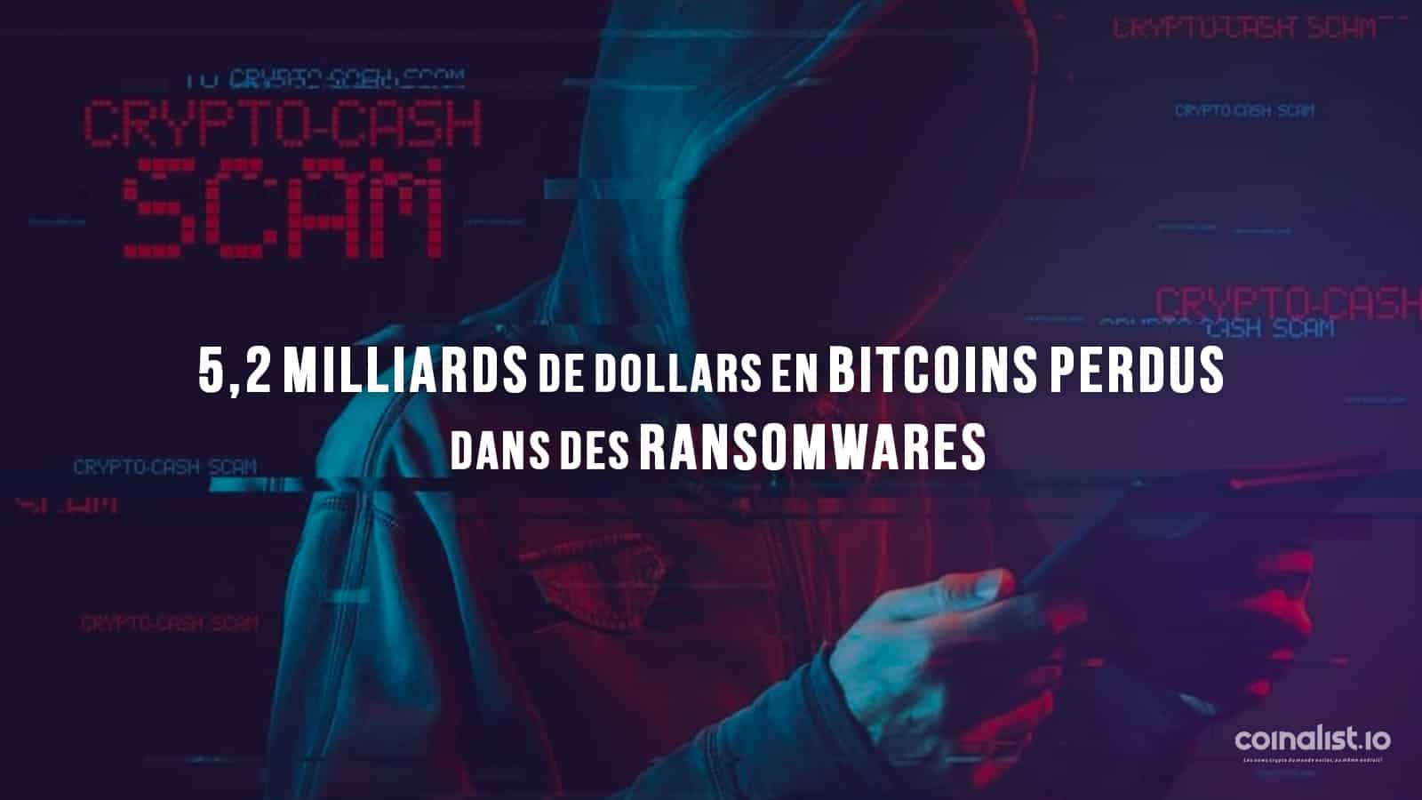 5,2 Milliards De Dollars En Bitcoins Perdus Dans Des Ransomwares - Conception Graphique