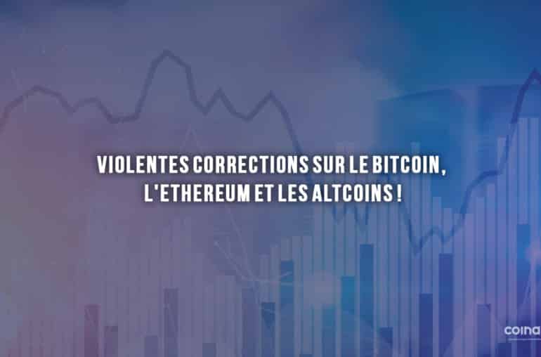 Violentes Corrections Sur Le Bitcoin, L'Ethereum Et Les Altcoins ! - Police De Caractère