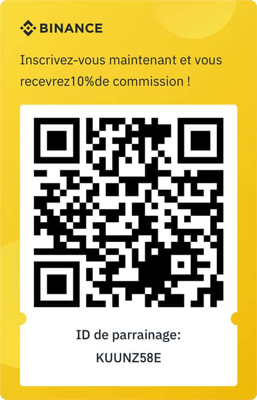 Investissez avec Binance. Bénéficiez de -10% avec nous !