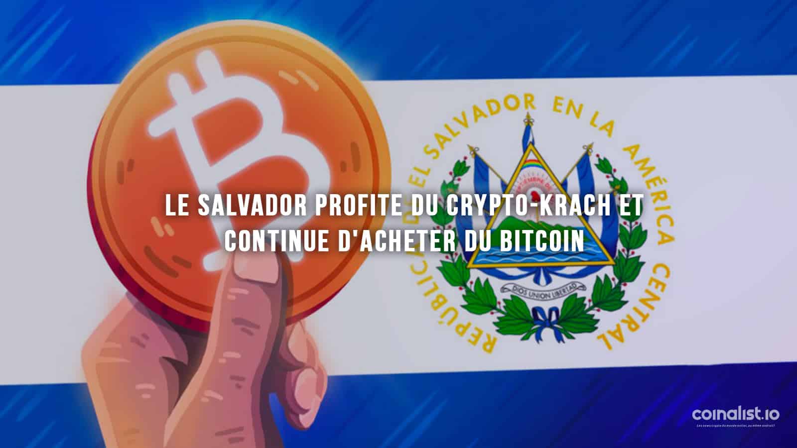 Le Salvador Profite Du Crypto-Krach Et Continue D'Acheter Du Bitcoin - Le Salvador