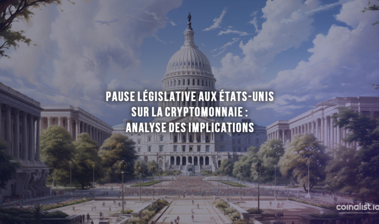 Illustration Des Discussions Législatives Sur Les Cryptomonnaies Au Congrès Américain